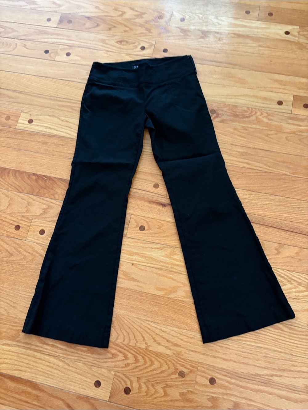 INC International Concepts Black Boot-Cut Flare Pants